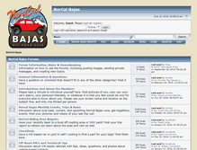 Tablet Screenshot of forums.norcalbajas.com
